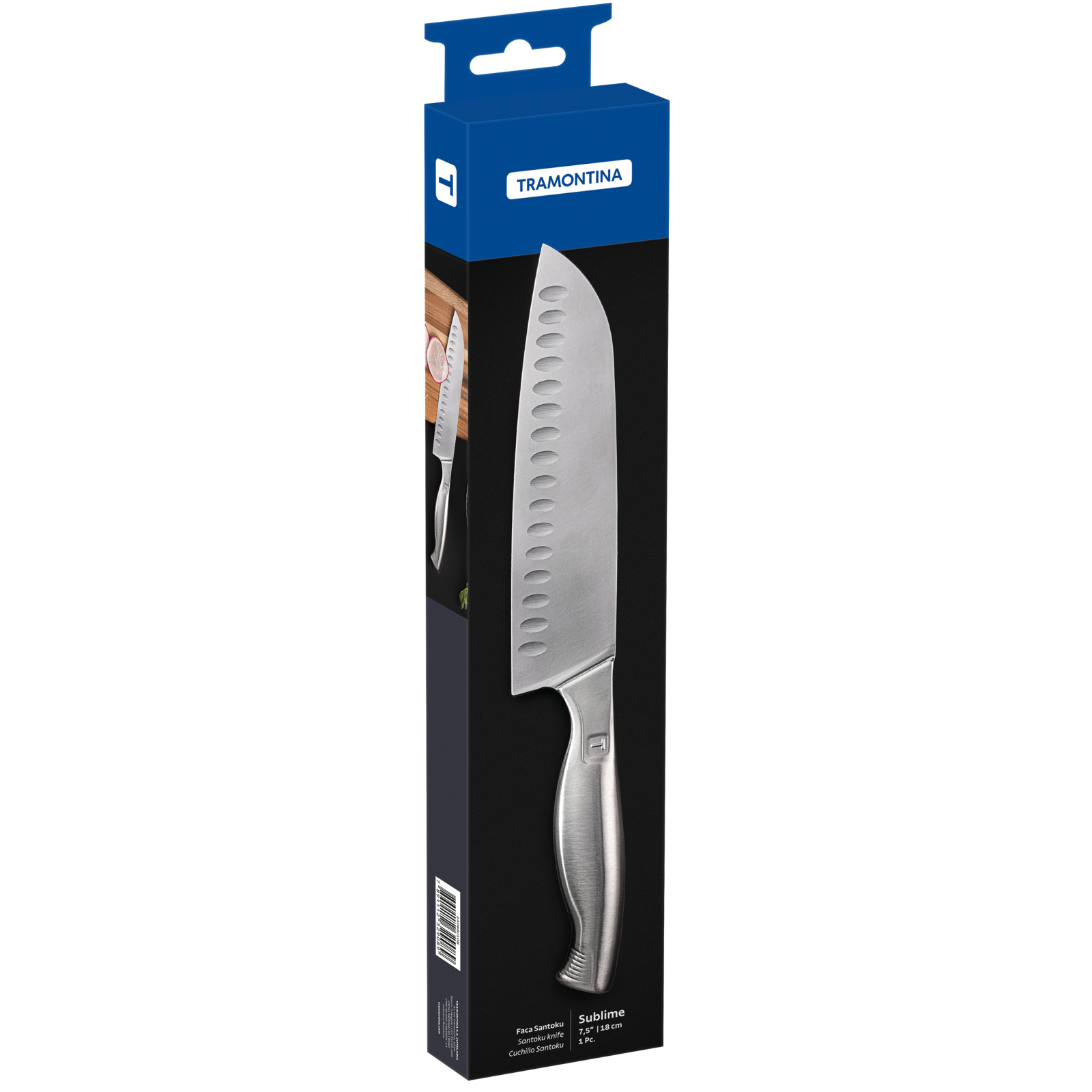 Кухонный нож Tramontina Sublime Сантоку 178 мм (24068/108) изображение 2