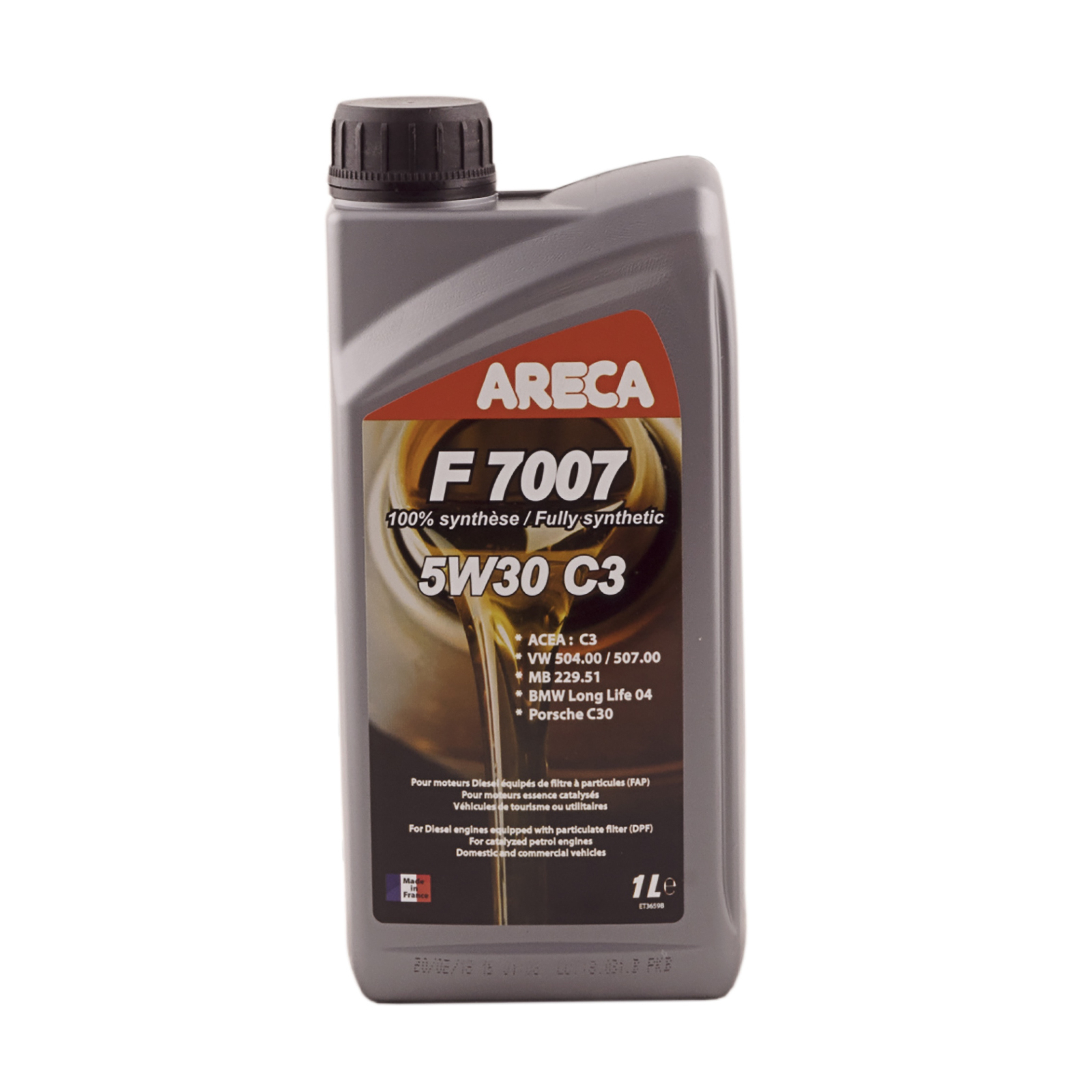 Моторное масло Areca F7007 5W-30 1л (50895)
