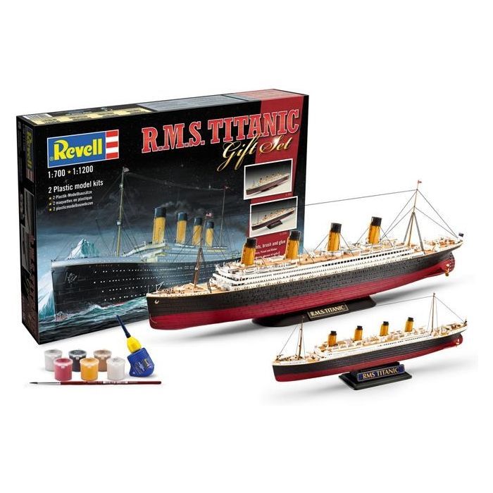Збірна модель Revell Корабель Титанік подарунковий набір рівень 4 1:700 та 1:1200 (RVL-05727) зображення 2