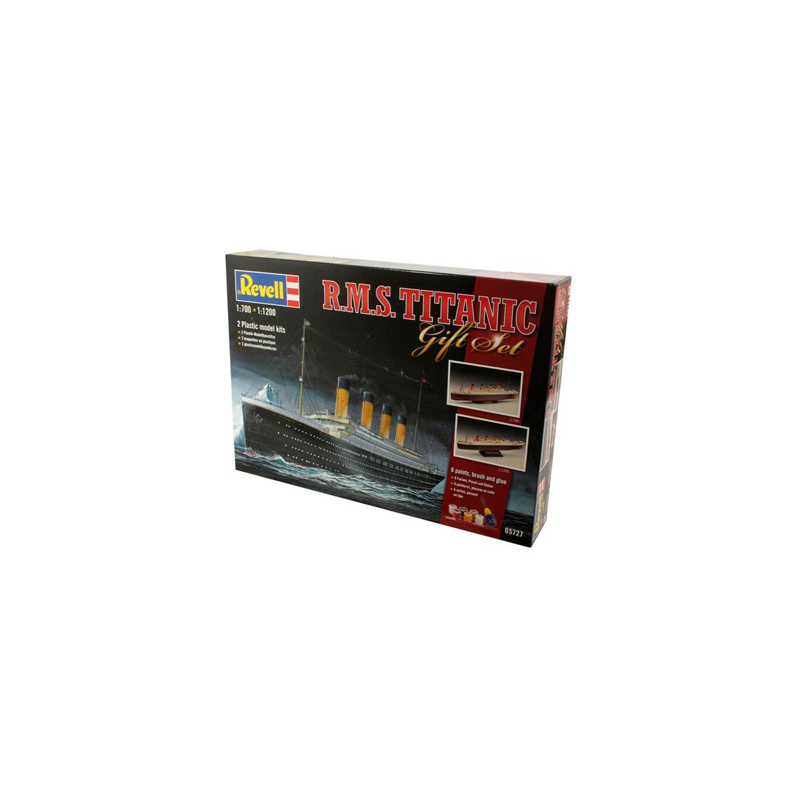 Сборная модель Revell Корабль Титаник подарочный набор уровень 4 1:700 и 1:1200 уровень 4 1:700 и 1:1200 (RVL-05727)