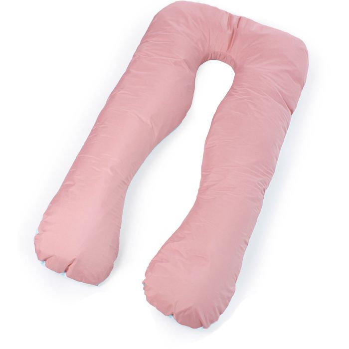 Подушка MirSon для вагітних і відпочинку Eco Line №8016 U-подібна Dusty Rose (2200006178415)