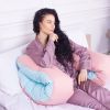 Подушка MirSon для вагітних і відпочинку Eco Line №8016 U-подібна Dusty Rose (2200006178415) зображення 4
