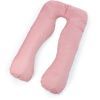 Подушка MirSon для вагітних і відпочинку Eco Line №8016 U-подібна Dusty Rose (2200006178415)