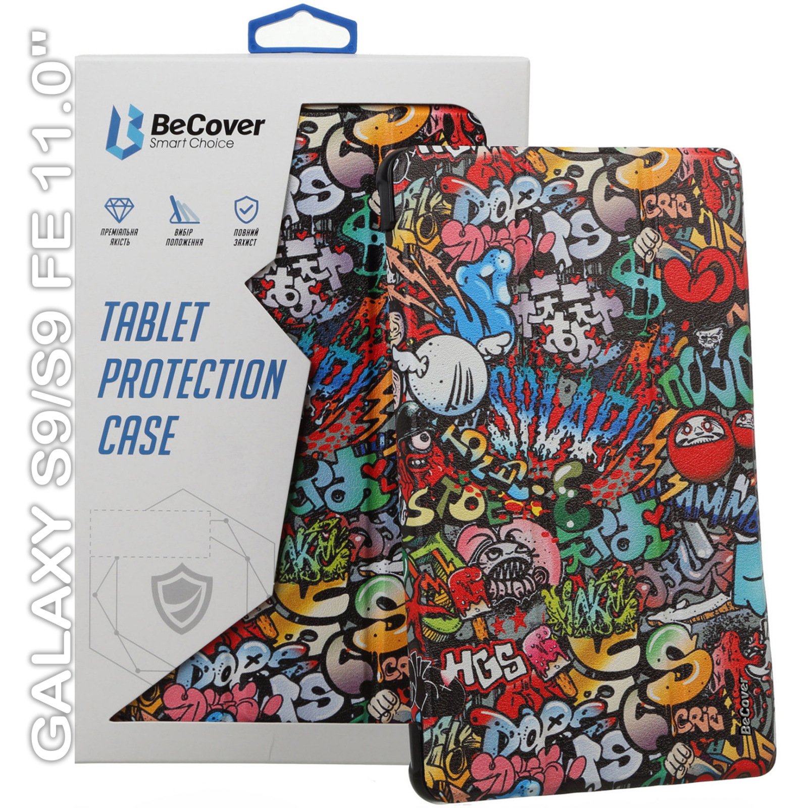 Чехол для планшета BeCover Smart Case Samsung Tab S9 (SM-X710/SM-X716)/S9 FE (SM-X510/SM-X516B) 11.0" Red (710412)