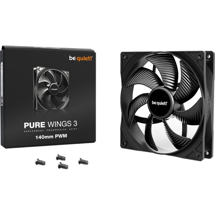 Кулер для корпуса Be quiet! PURE WINGS 3 140mm PWM (BL108) изображение 6