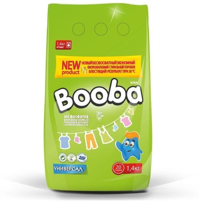 Стиральный порошок Booba Универсал 1400 г (4820187580036)