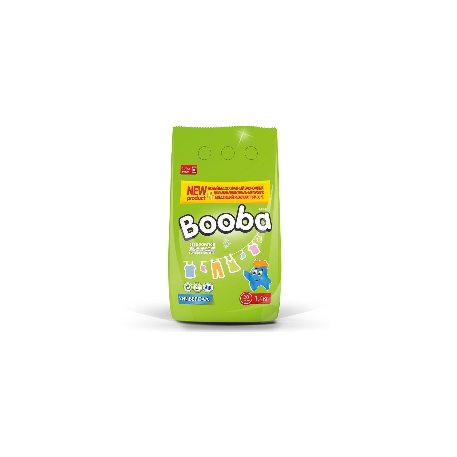 Стиральный порошок Booba Универсал 1400 г (4820187580036)
