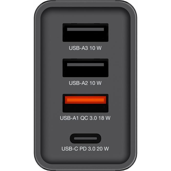 Зарядний пристрій Verbatim USB 30W PD3.0 4-ports white (49701) зображення 3