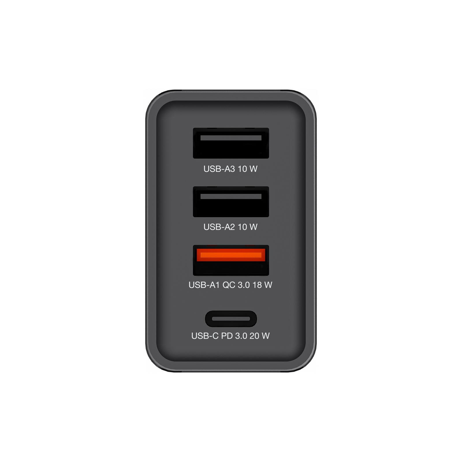 Зарядное устройство Verbatim USB 30W PD3.0 4-ports black (49700) изображение 3