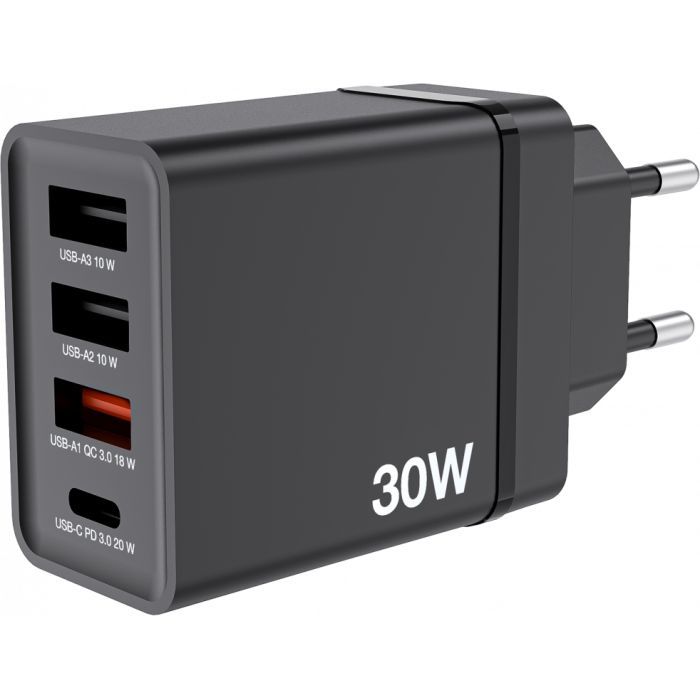 Зарядний пристрій Verbatim USB 30W PD3.0 4-ports white (49701) зображення 4