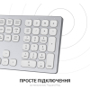 Клавіатура OfficePro SK1550 Wireless White (SK1550W) зображення 9