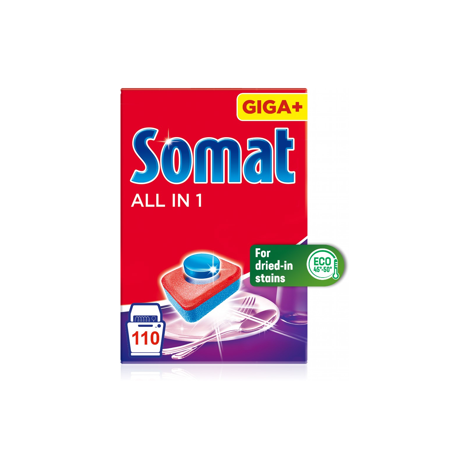 Таблетки для посудомоечных машин Somat All in 1 90+90 шт. (9000101536232) изображение 3