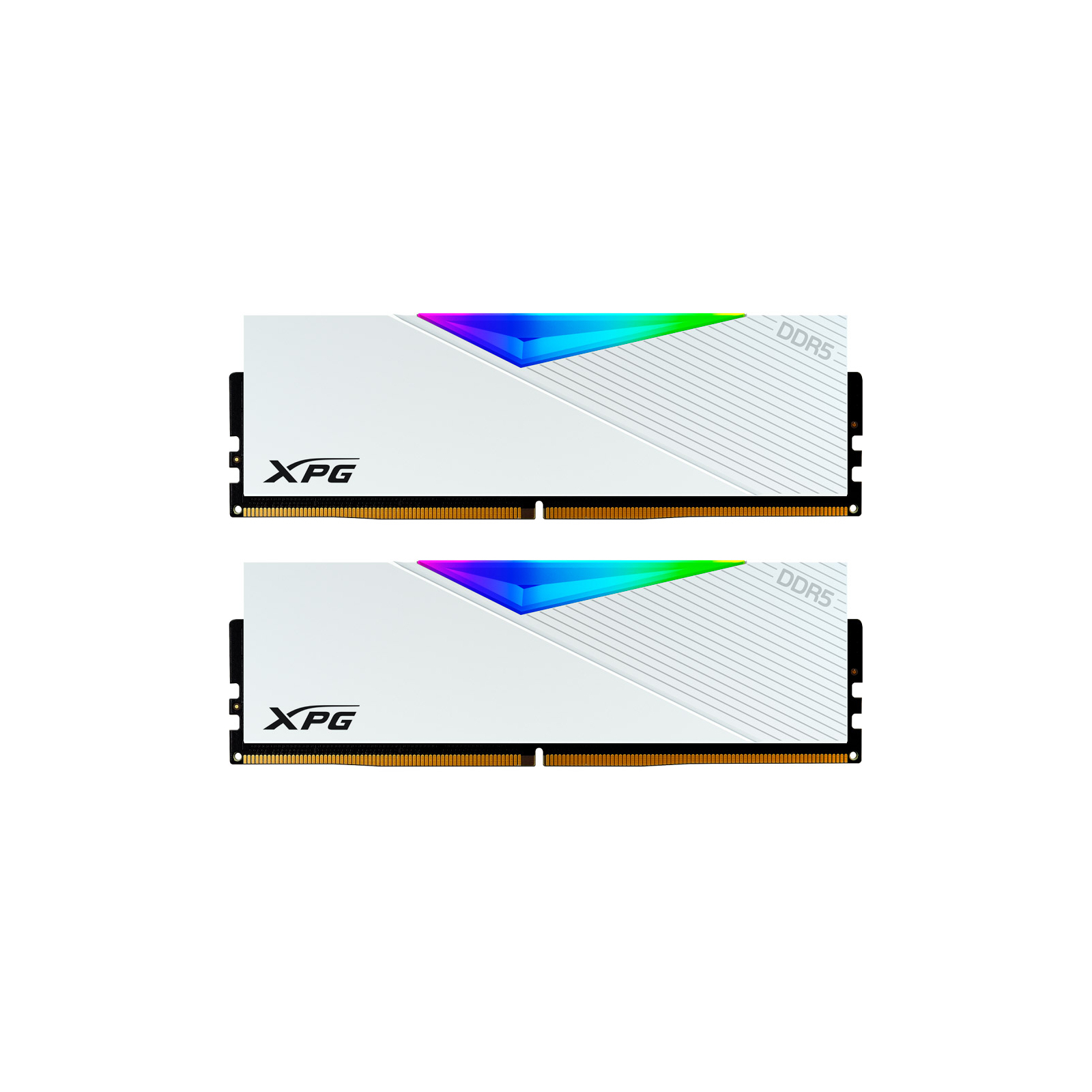 Модуль памяти для компьютера DDR5 32GB (2x16GB) 5200 MHz XPG Lancer RGB White ADATA (AX5U5200C3816G-DCLARWH) изображение 2
