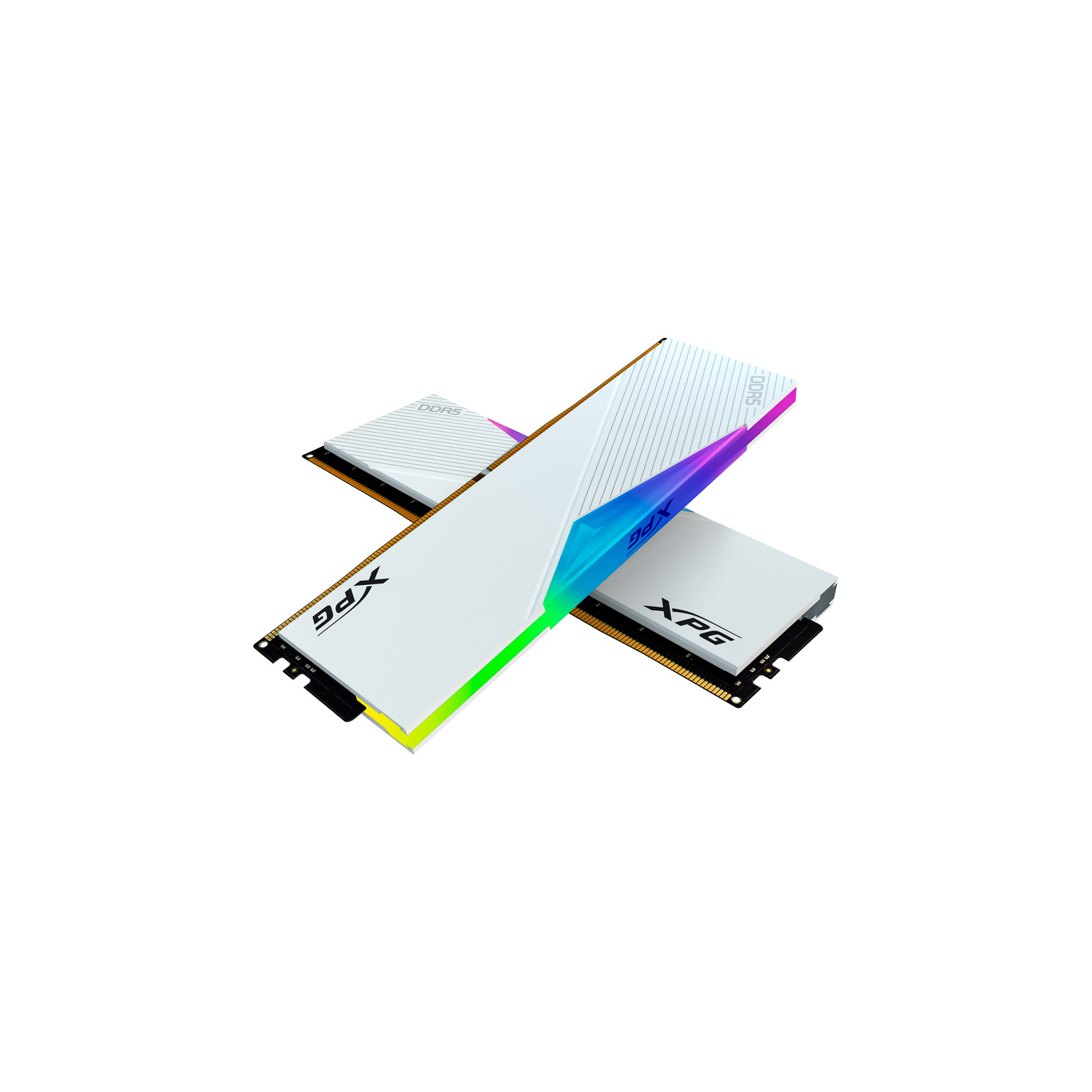 Модуль памяти для компьютера DDR5 32GB (2x16GB) 5200 MHz XPG Lancer RGB White ADATA (AX5U5200C3816G-DCLARWH) изображение 5