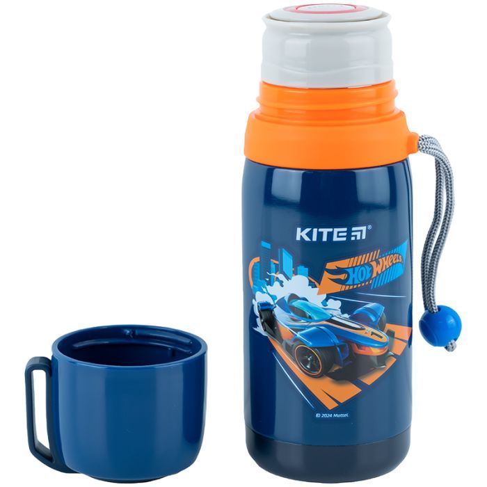 Поїльник-непроливайка Kite Термос 350 мл, Hot Wheels (HW24-301) зображення 2