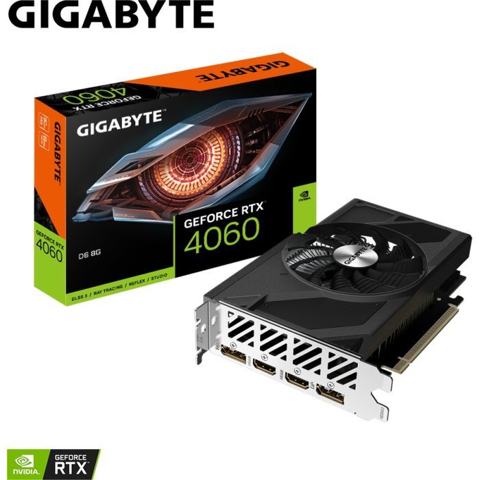 Видеокарта GIGABYTE GeForce RTX4060 8Gb (GV-N4060D6-8GD) изображение 7