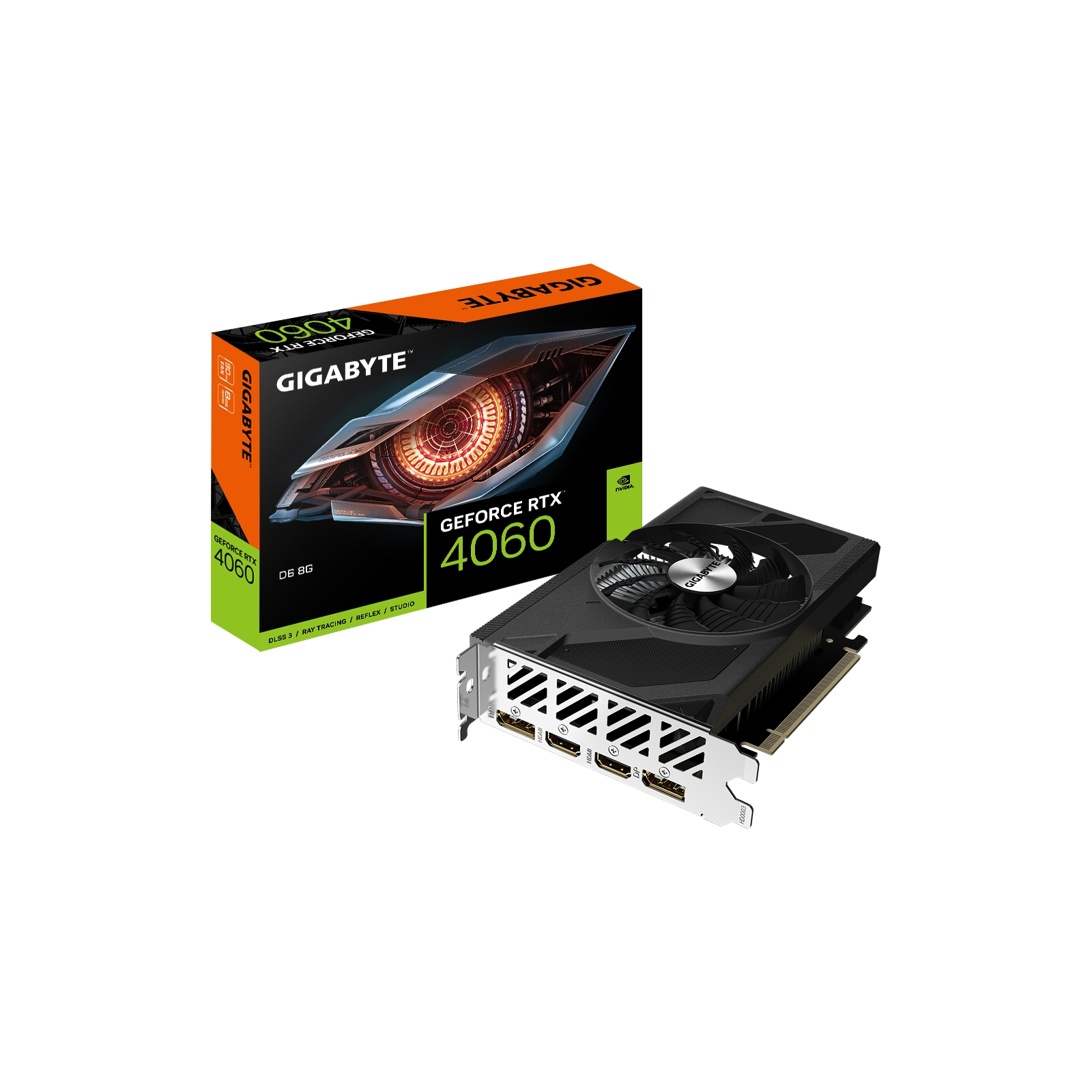 Відеокарта GIGABYTE GeForce RTX4060 8Gb (GV-N4060D6-8GD) зображення 8