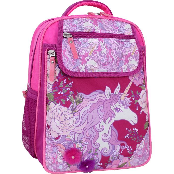 Рюкзак школьный Bagland Отличник 20 л. 143 малина 888 (0058070) (418214844)