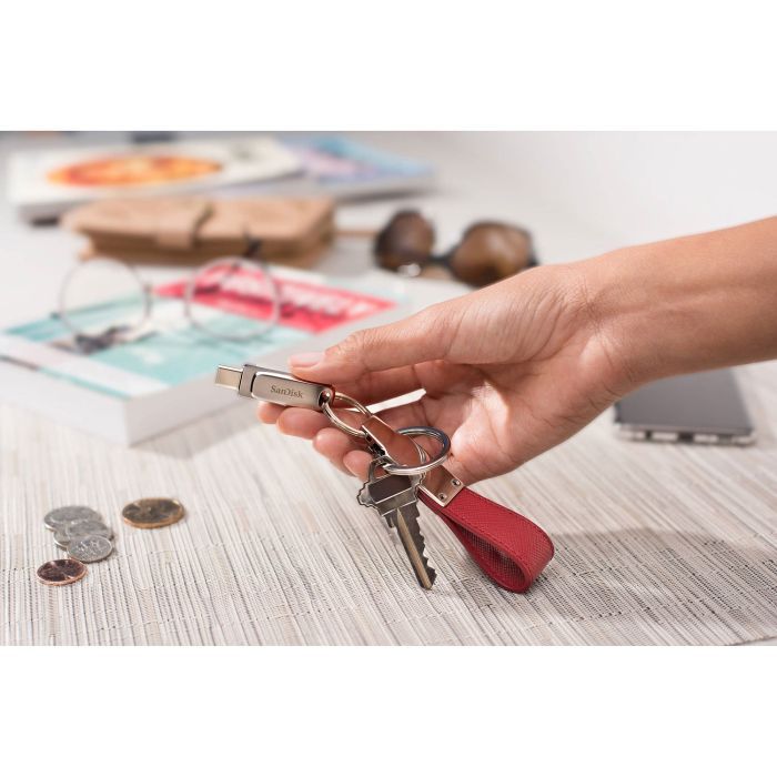 USB флеш накопитель SanDisk 1TB Ultra Dual Luxe Silver USB 3.2/Type-C (SDDDC4-1T00-G46) изображение 7