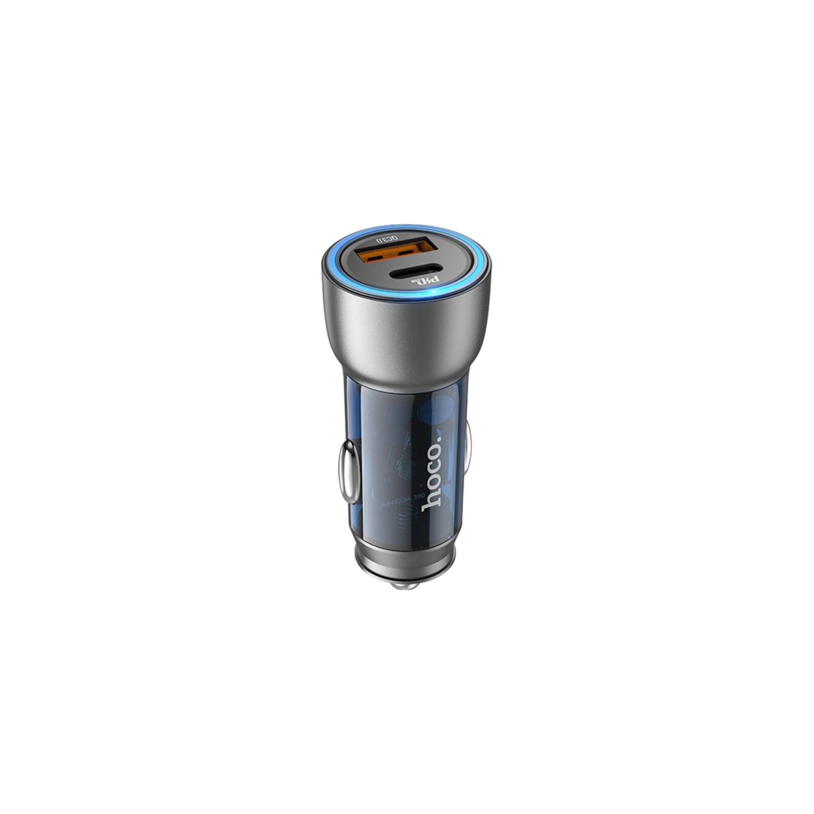 Зарядное устройство HOCO NZ8 USB-A/Type-C Blue (6931474782717) изображение 2