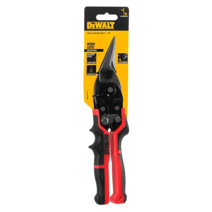 Ножницы по металлу DeWALT ERGO Aviation левые, L=250мм (DWHT14673-0) изображение 5