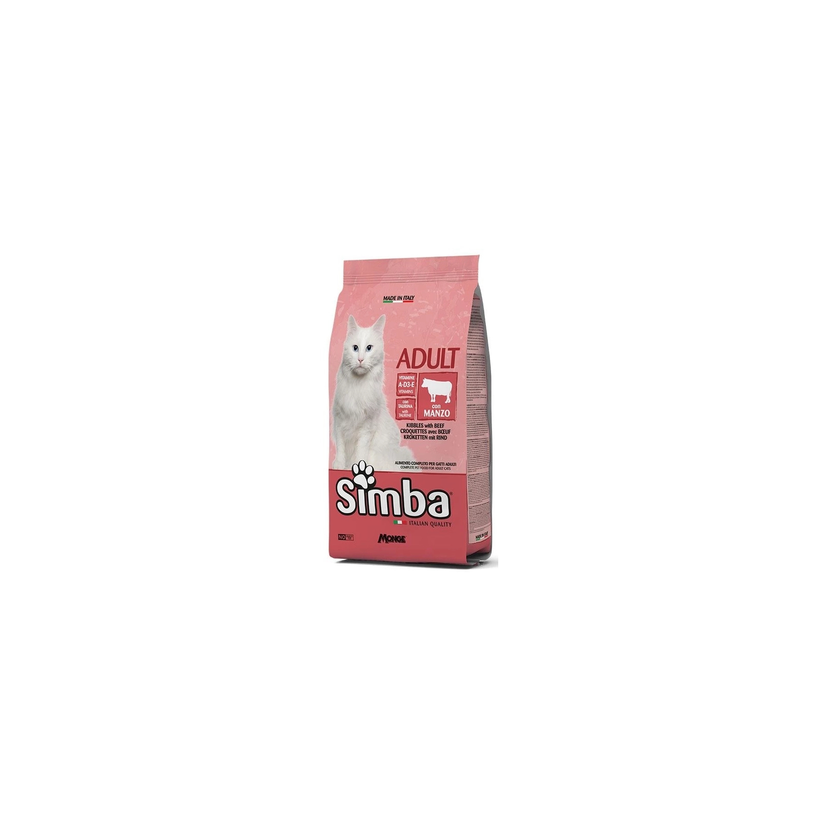 Сухой корм для кошек Simba Cat говядина 5 кг (8009470156020)