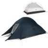 Палатка Naturehike надлегкий одномісний Cloud Up 1 Updated NH18T010-T 20D темно-синій (6927595783276) изображение 2
