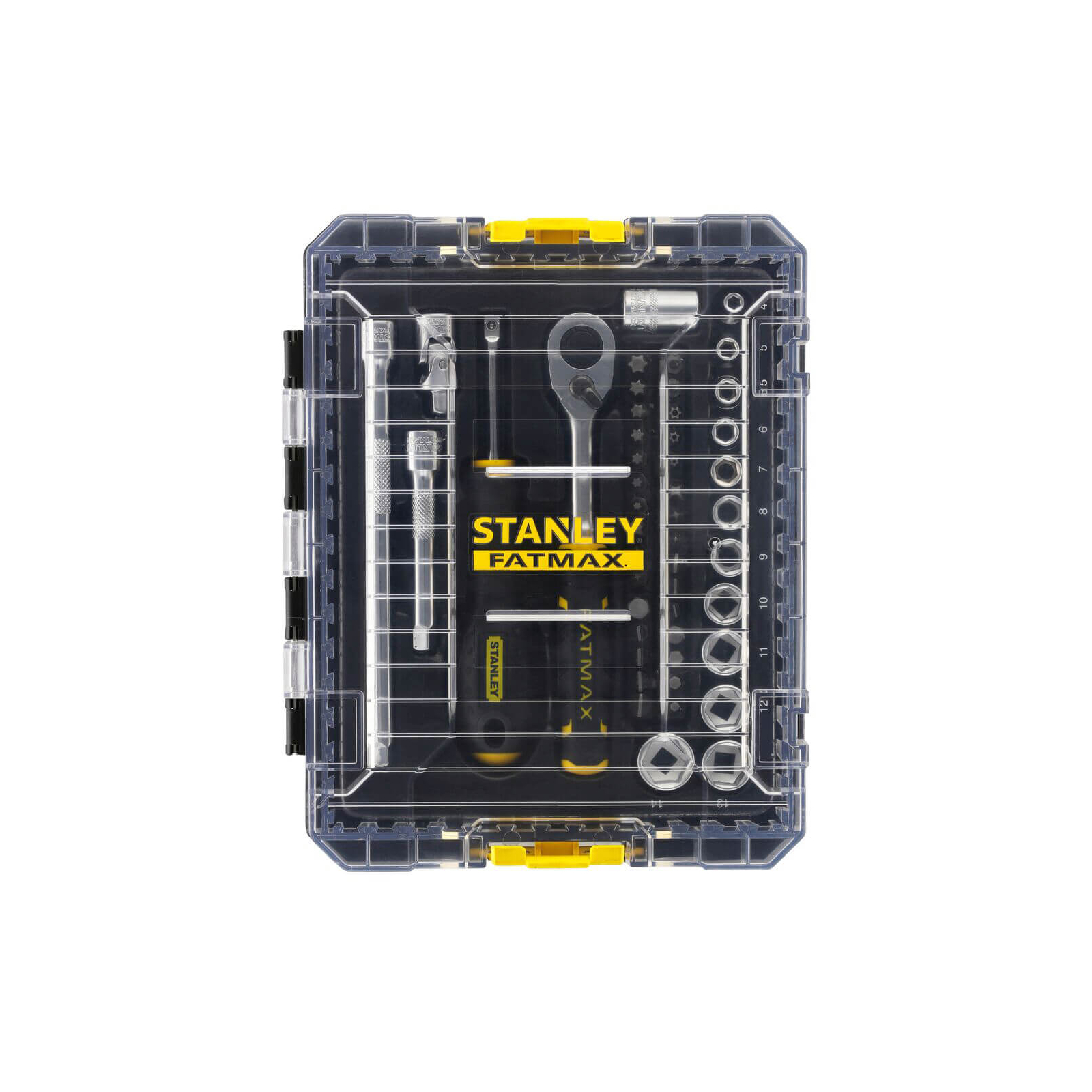 Набір інструментів Stanley FatMax Maxi Drive торцевих 1/4", шестигранний, 48 шт., кейс (FMMT98101-0) зображення 3