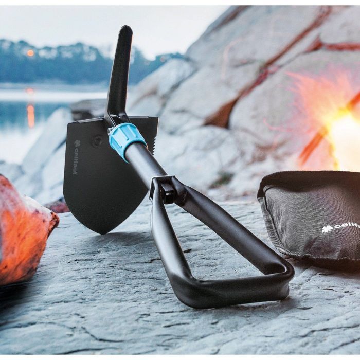 Тактическая лопата Cellfast складная IPRO™ с коркой 46.5см, 0.7кг (40-007) изображение 8