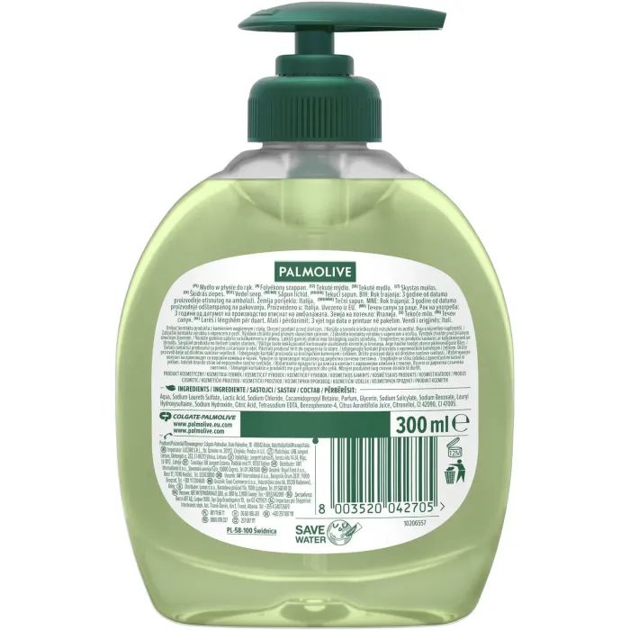 Рідке мило Palmolive Hygiene Plus Нейтралізатор запахів для кухні з екстрактом Лайма 300 мл (8003520042705) зображення 2