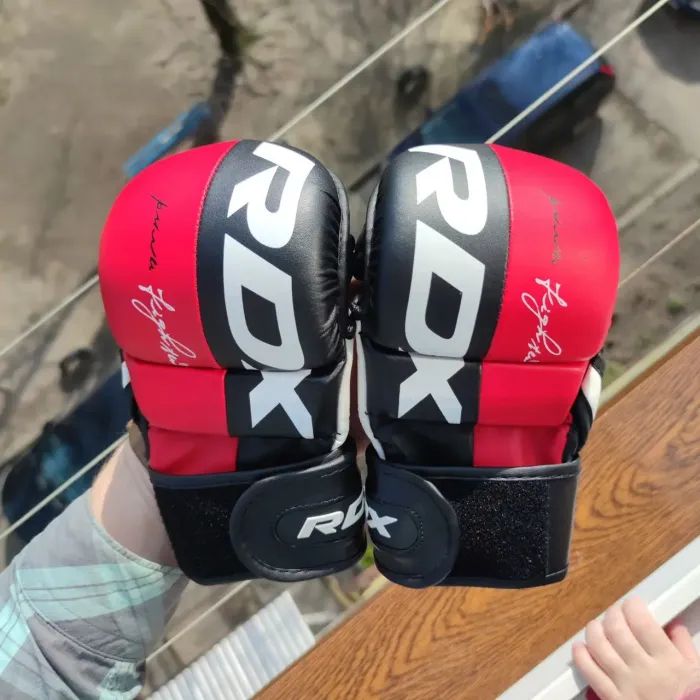 Рукавички для MMA RDX T6 Plus Rex Yellow XL (GGR-T6Y-XL+) зображення 10