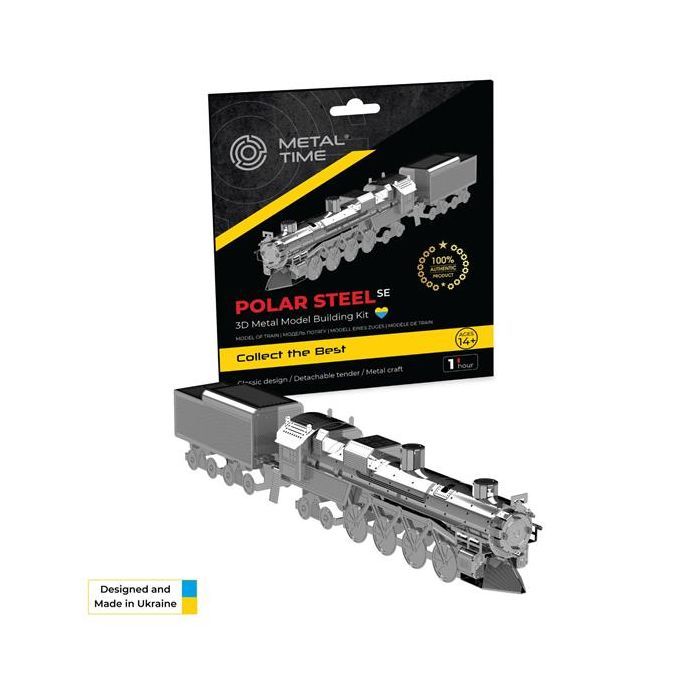 Конструктор Metal Time Колекційна модель Polar Steel SE Magic Express Train (MT082)