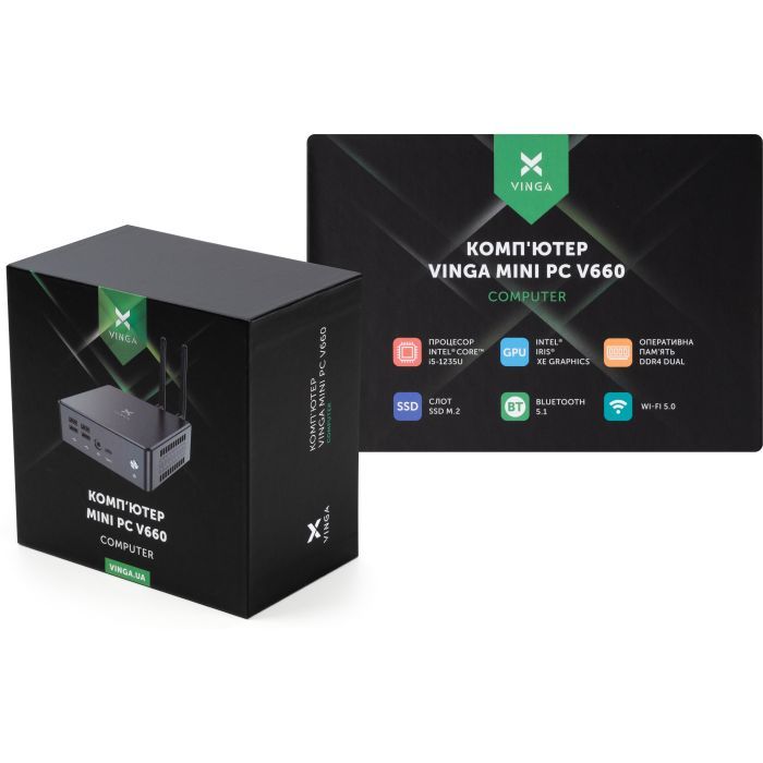 Компьютер Vinga Mini PC V660 (V6601235U.16512W1P) изображение 10