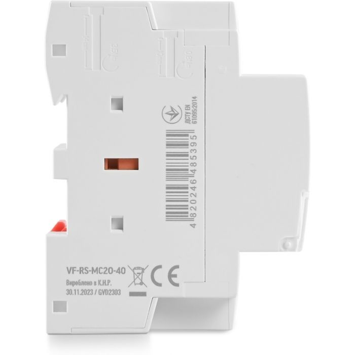 Контактор Videx 2п 40А 2НВ VF-RS-MC2O-40 RESIST изображение 3