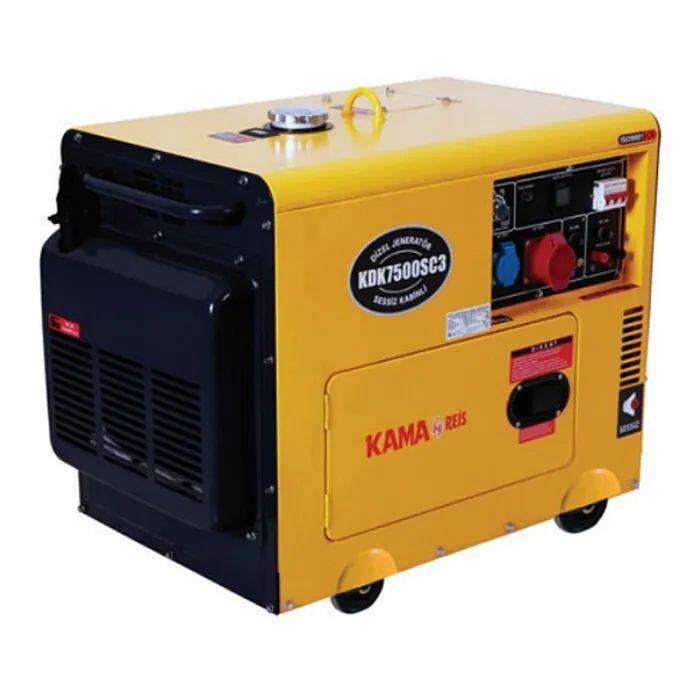 Генератор KAMA KDK7500SC3, 230/400V, 50Hz, 5.5kW, 6.9KVA, 14.5л (KDK7500SC3)