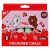 Мел Yes Мел цветной Line Friends 6 шт JUMBO (400496)