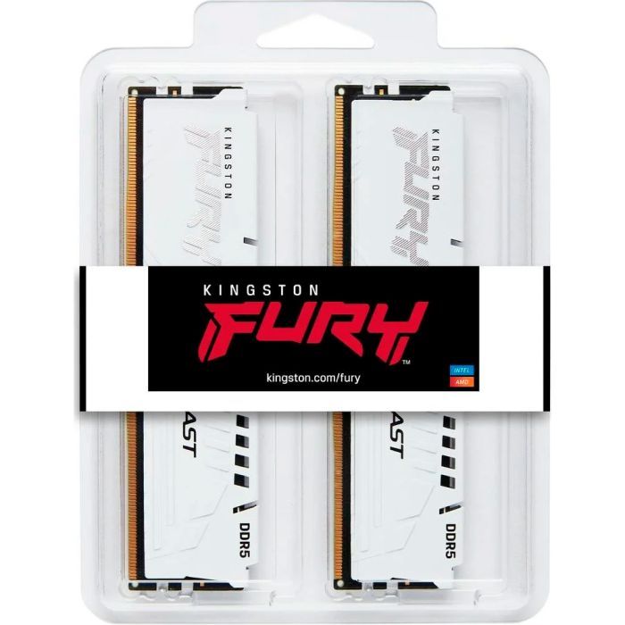 Модуль памяти для компьютера DDR5 32GB (2x16GB) 6000 MHz Beast White XMP Kingston Fury (ex.HyperX) (KF560C30BWK2-32) изображение 5