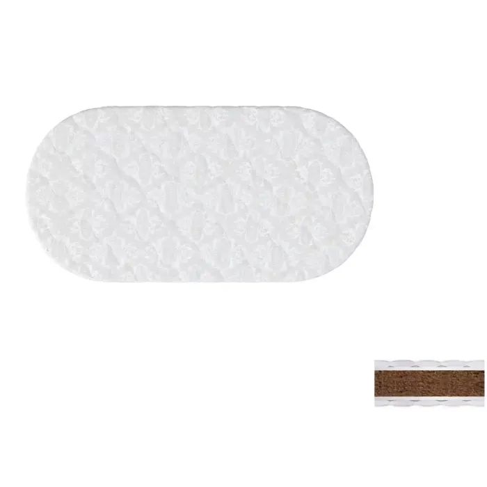 Матрас для детской кроватки Ingvart Smart Bed Oval кокос, 60х72 см (2100082000009) изображение 2