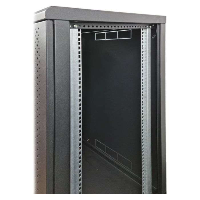 Шкаф настенный Eserver 18U 19" 600х600х907 (Ш*Г*В), сктекло, серая (ES-Е1860B) изображение 5