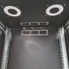 Шкаф настенный Eserver 18U 19" 600х600х907 (Ш*Г*В), сктекло, серая (ES-Е1860B) изображение 8