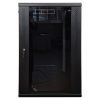 Шкаф настенный Eserver 18U 19" 600х600х907 (Ш*Г*В), сктекло, серая (ES-Е1860B)