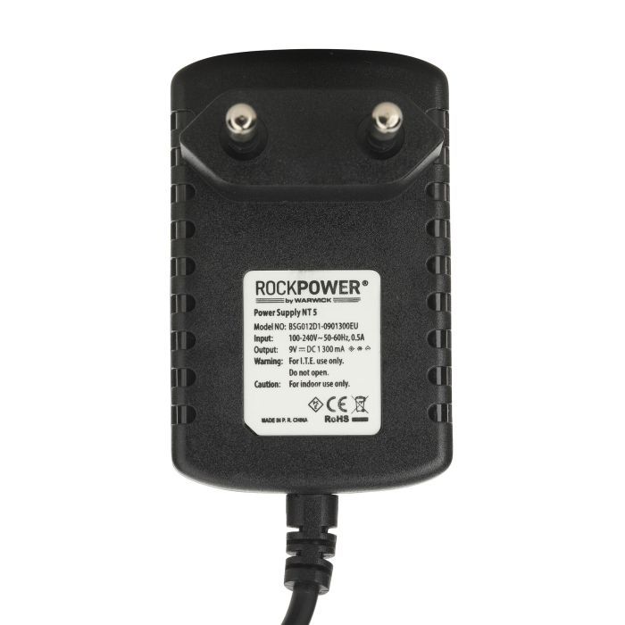 Блок питания для гитарных педалей RockPower NT5 9V 1300mA (RP NT 5 EU) изображение 2