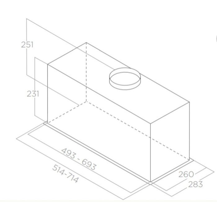 Витяжка кухонна Elica CT23 BL MAT/A/72 зображення 2