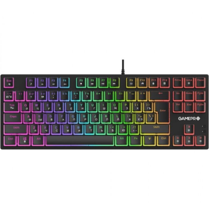 Клавиатура GamePro MK80B RGB Blue Switch USB Black (MK80B)