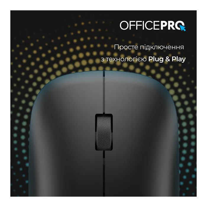 Мышка OfficePro M225S Silent Click Wireless Silver (M225S) изображение 8