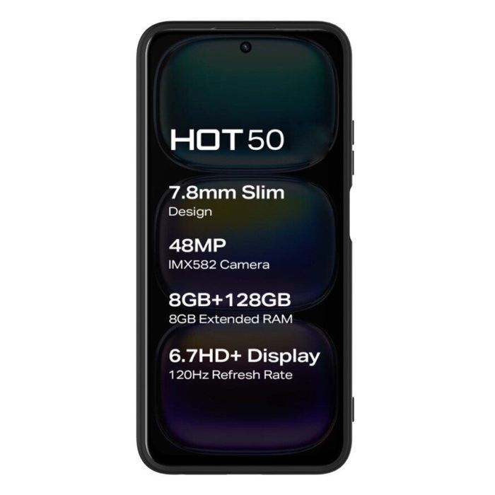 Чохол до мобільного телефона BeCover Infinix Hot 50 (X6720) Black (712282) зображення 3