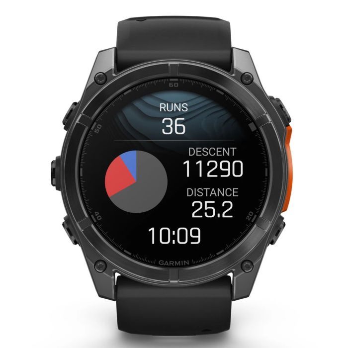 Смарт-часы Garmin fenix 8 51mm, AMOLED, Glass/SS, SlateGray Steel/Black,BlkBnd, GPS (010-02905-00) изображение 7
