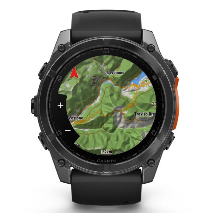 Смарт-часы Garmin fenix 8 51mm, AMOLED, Glass/SS, SlateGray Steel/Black,BlkBnd, GPS (010-02905-00) изображение 8