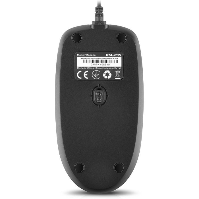 Мишка REAL-EL RM-215 USB Black/Gray (EL123200037) зображення 9