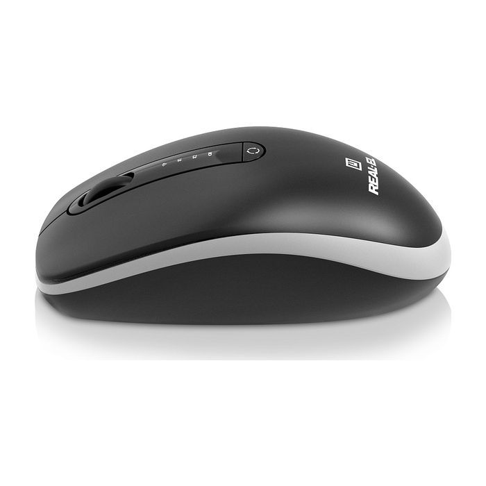 Мишка REAL-EL RM-455W Wireless/Bluetooth Black/Gray (EL123200047) зображення 7